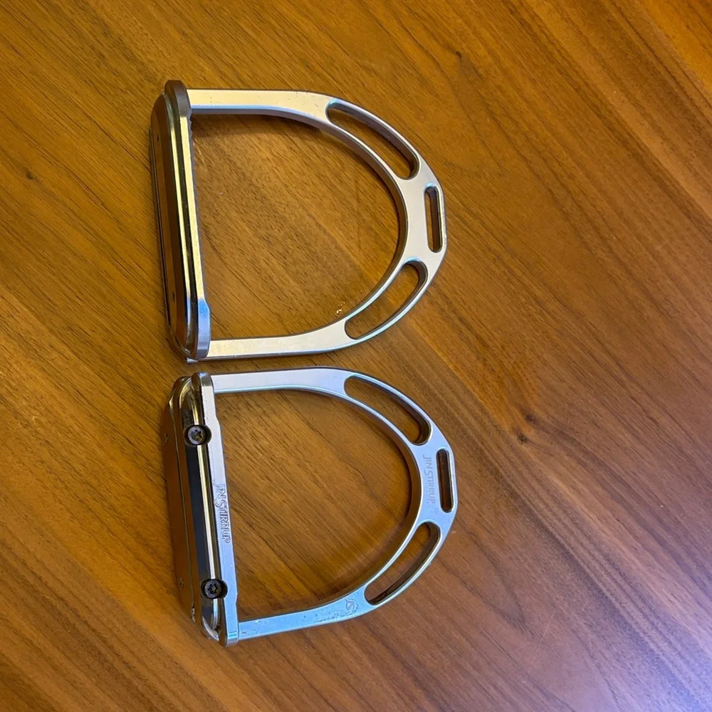 Jin Original Stirrup Irons - silver - Picture 2 of 2